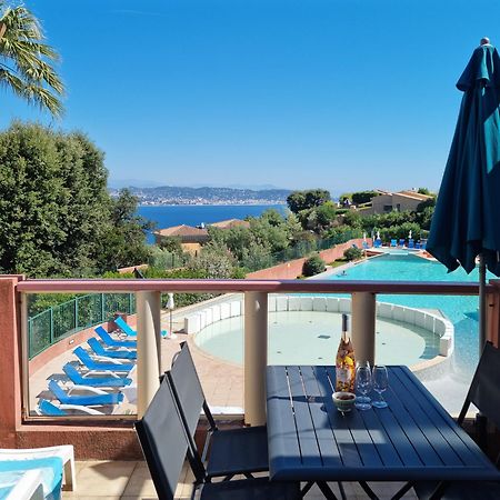 Magnifique Vue Mer Et Piscine - Les Cles De L Esterel 테울쉬르메르 외부 사진