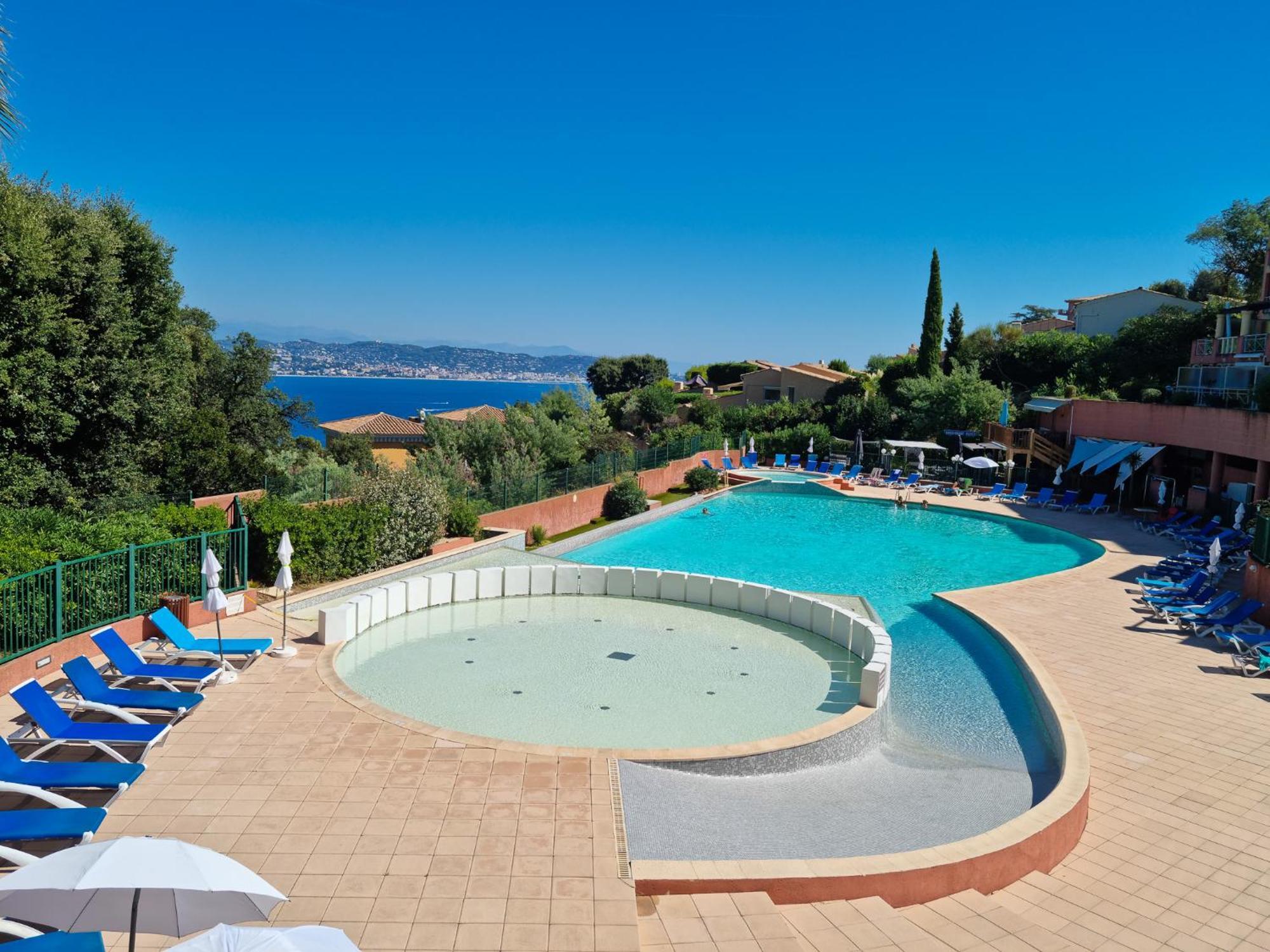 Magnifique Vue Mer Et Piscine - Les Cles De L Esterel 테울쉬르메르 외부 사진